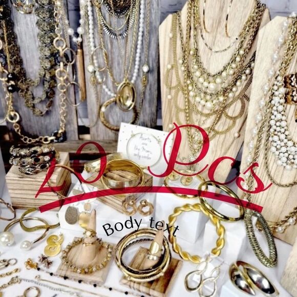 20 HIGH END PIECES~ Custom Jewelry Lot~ ALL GOOD Wear Resell Vintage Now - Picture 1 of 14